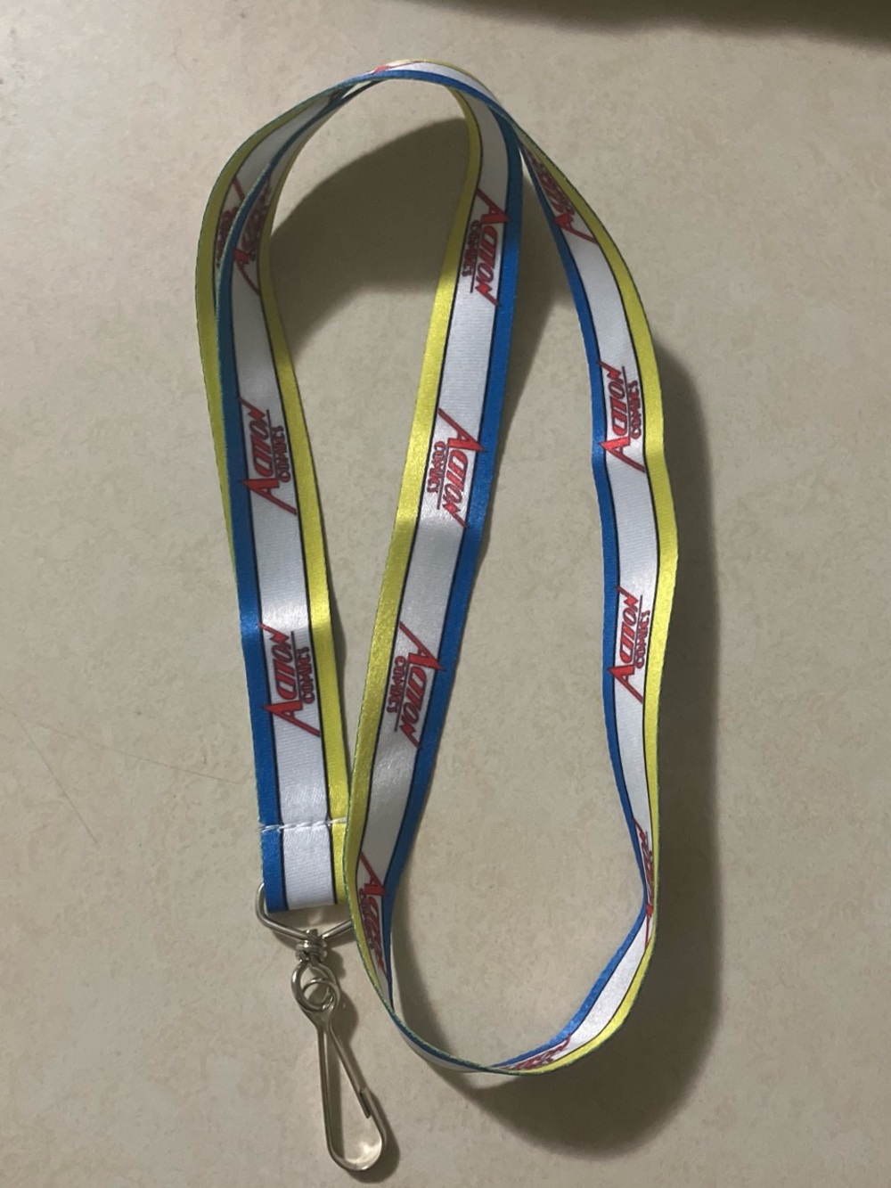 Action Comics lanyard 15”
